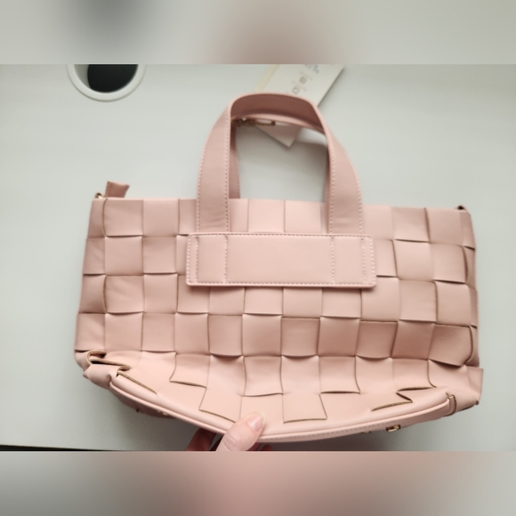 Antik Kraft Woven Pink Crossbody/double Handle Handbag - Picture 4 of 7